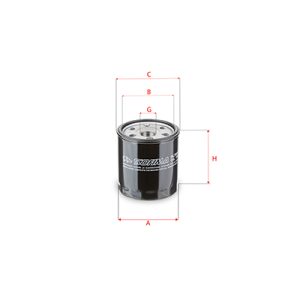 Filtru ulei MAZDA 5 (CR) 1.8 (CR19) benzina 116 cai SOFIMA S 3721 R
