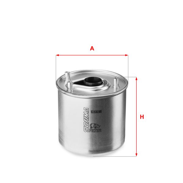 Filtru combustibil MAZDA 2 (DE_, DH_) 1.6 MZ-CD diesel 95 cai SOFIMA S 4128 NR