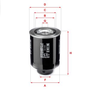 Filtru combustibil MAZDA 3 (BL) 2.2 MZR CD (BL10) diesel 150 cai SOFIMA S 4411 NR