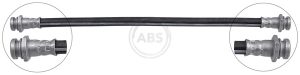 Furtun frana MAZDA 323 III Hatchback (BF) 1.7 D (BF7S) diesel 54 cai ABS SL 3429