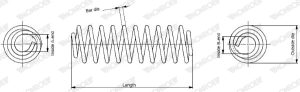 Arc spiral MAZDA 2 (DY) 1.2 (DY3W) benzina 75 cai MONROE SP3535