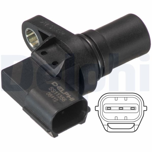 Senzor pozitie ax cu came MAZDA 6 Hatchback (GH) 2.0 MZR (GHEFS) benzina 155 cai DELPHI SS11356