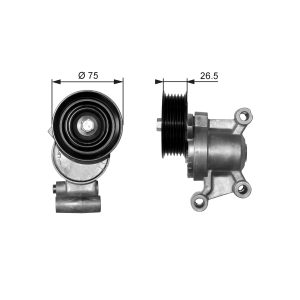 Intinzator curea transmisie MAZDA 3 limuzina (BL) 2.0 (BLFFP) benzina 154 cai GATES T38357