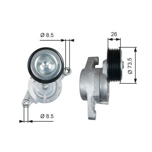 Intinzator curea transmisie MAZDA 3 limuzina (BM_, BN_) 1.6 (BM6FJ) benzina 105 cai GATES T39279
