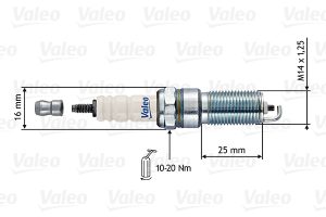 Bujie MAZDA 2 (DY) 1.2 (DY3W) benzina 75 cai VALEO 246890