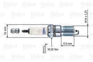 Bujie MAZDA 121 III (JASM, JBSM) 1.3 benzina 50 cai VALEO 246893