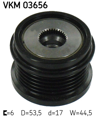 Fulie alternator MAZDA 5 (CW) 1.6 CD diesel 116 cai SKF VKM 03656