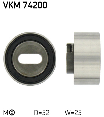 Rola intinzator curea distributie MAZDA 323 C IV (BG) 1.8 16V Turbo 4WD (BG8S) benzina 185 cai SKF VKM 74200