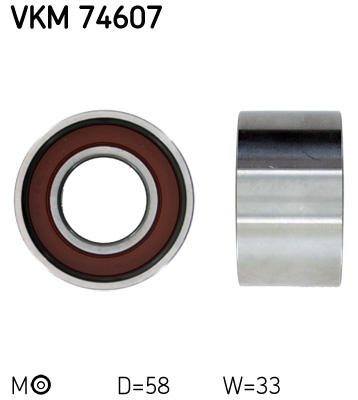 Rola intinzator curea distributie MAZDA 5 (CR) 2.0 CD (CR19) diesel 143 cai SKF VKM 74607