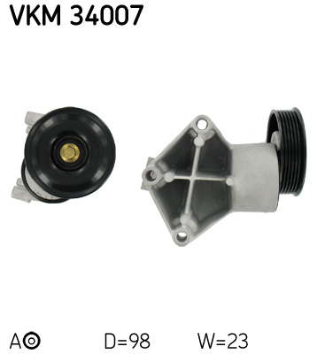 Intinzator curea transmisie MAZDA 121 III (JASM, JBSM) 1.25 benzina 75 cai SKF VKM 34007