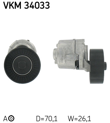 Intinzator curea transmisie MAZDA 121 III (JASM, JBSM) 1.3 benzina 50 cai SKF VKM 34033