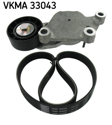 Set curea transmisie cu caneluri MAZDA 2 (DE_, DH_) 1.6 MZ-CD diesel 95 cai SKF VKMA 33043