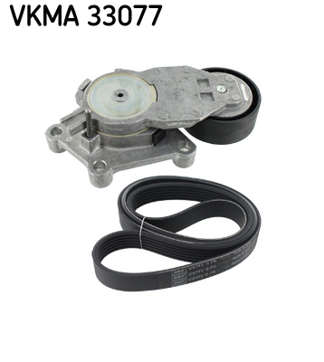 Set curea transmisie cu caneluri MAZDA 5 (CW) 1.6 CD diesel 116 cai SKF VKMA 33077