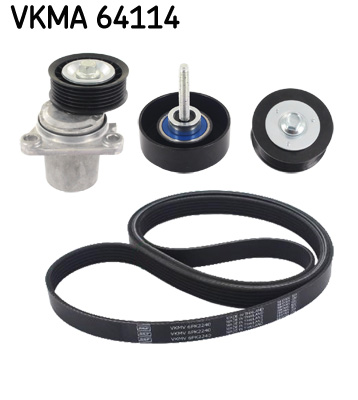 Set curea transmisie cu caneluri MAZDA 6 Hatchback (GH) 2.0 MZR (GHEFS) benzina 155 cai SKF VKMA 64114