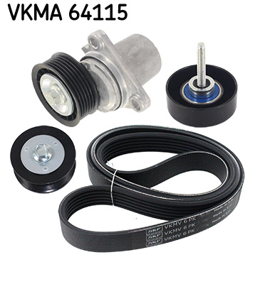 Set curea transmisie cu caneluri MAZDA 6 combi (GH) 2.5 MZR (GH5FW) benzina 170 cai SKF VKMA 64115