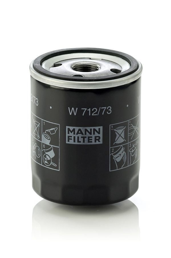 Filtru ulei MAZDA 6 limuzina (GH) 2.5 MZR (GH5FS, GH5FP) benzina 170 cai MANN-FILTER W 712/73