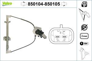 Mecanism actionare geam MAZDA 121 III (JASM, JBSM) 1.3 benzina 50 cai VALEO 850104