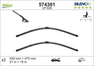 Lamela stergator MAZDA 3 (BK) 2.3 DiSi Turbo MPS (BK3P) benzina 250 cai VALEO 574301