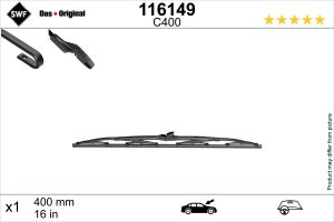 Lamela stergator MAZDA 2 hatchback (DL, DJ) 1.5 E-SKYACTIV G benzina/elector 115 cai SWF 116149