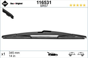 Lamela stergator MAZDA 3 hatchback (BP) 2.0 SKYACTIV-G (BP5H, BP6H) benzina 150 cai SWF 116531