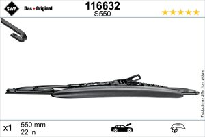 Lamela stergator MAZDA 2 hatchback (DL, DJ) 1.5 E-SKYACTIV G benzina/elector 115 cai SWF 116632