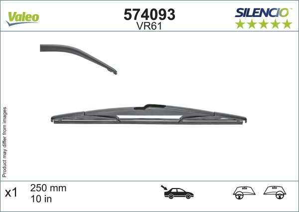 Lamela stergator MAZDA 2 hatchback (KB) 1.5 Hybrid (KBAC3X) benzina/elector 116 cai VALEO 574093