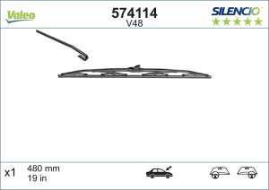 Lamela stergator MAZDA 626 III Hatchback (GD) 2.2 12V (GD102) benzina 115 cai VALEO 574114