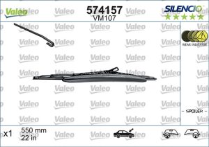 Lamela stergator MAZDA 2 hatchback (DL, DJ) 1.5 D (DJ5FS) diesel 105 cai VALEO 574157