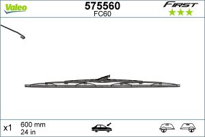 Lamela stergator MAZDA 3 Caseta/ Hatchback (BM) 2.2 D diesel 150 cai VALEO 575560