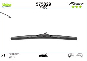 Lamela stergator MAZDA 6 Hatchback (GH) 2.0 MZR (GHEFS) benzina 155 cai VALEO 575829