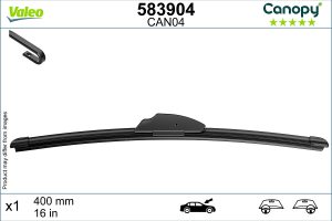 Lamela stergator MAZDA 2 hatchback (KB) 1.5 Hybrid (KBAC3X) benzina/elector 116 cai VALEO 583904