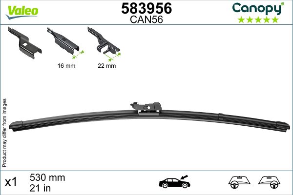 Lamela stergator MAZDA 3 (BK) 2.3 DiSi Turbo MPS (BK3P) benzina 250 cai VALEO 583956