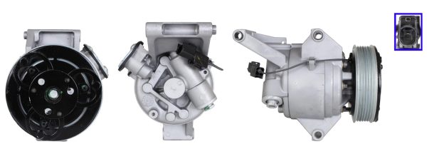 Compresor climatizare MAZDA 2 hatchback (DL, DJ) 1.5 SKYACTIV-G (DJLFS) benzina 115 cai ELSTOCK 51-1150