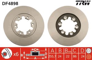 Disc frana TRW DF4898 – imagine produs