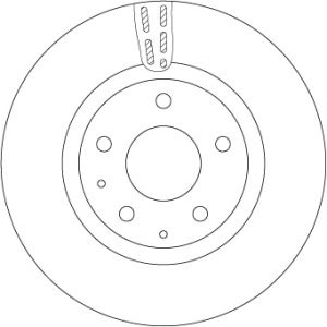 Disc frana TRW DF6575 – imagine produs