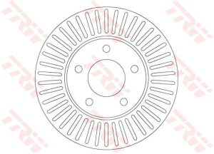 Disc frana TRW DF6922 – imagine produs
