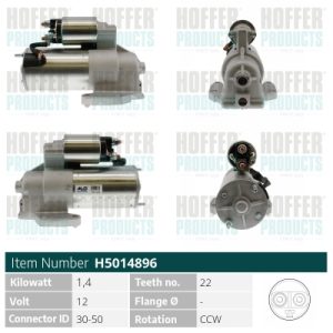 Electromotor HOFFER H5014896 – MAZDA | AutoRival