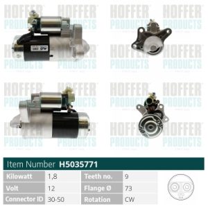 Electromotor HOFFER H5035771 – MAZDA | AutoRival