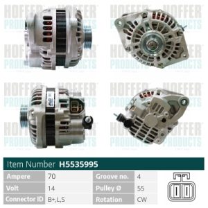 Alternator HOFFER H5535995 – MAZDA | AutoRival
