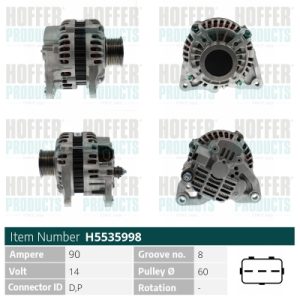 Alternator HOFFER H5535998 – MAZDA | AutoRival