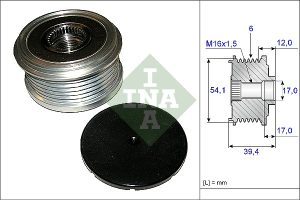 Fulie alternator INA 535 0090 10 – imagine produs