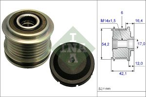 Fulie alternator INA 535 0181 10 – imagine produs
