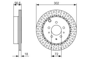 Disc frana BOSCH 0 986 479 757