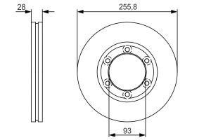 Disc frana BOSCH 0 986 479 R37