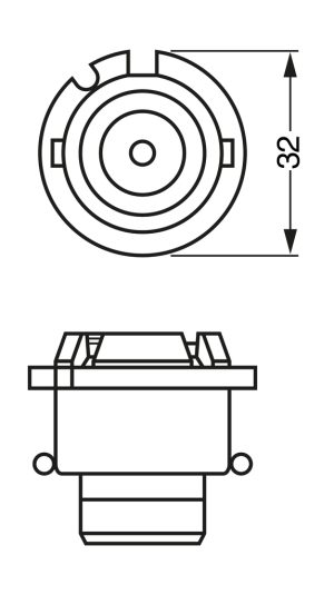 Bec far faza lunga BOSCH 1 987 302 851