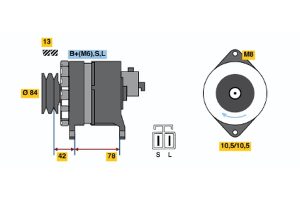 Curea transmisie BOSCH 1 987 947 662