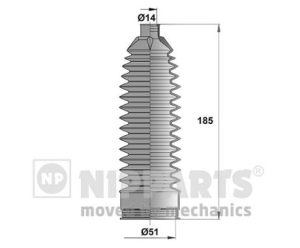 Ansamblu burduf directie NIPPARTS N2843025 – MAZDA | AutoRival