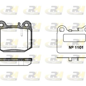Placute frana MERCEDES-BENZ M-CLASS (W163) ML 270 CDI (163.113) diesel 163 cai ROADHOUSE 2014.40