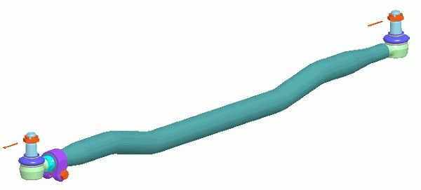 Bara directie MERCEDES-BENZ ACTROS 2535 L diesel 354 cai LEMFORDER 37332 01