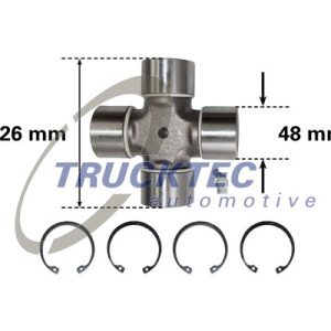 Articulatie cardan MERCEDES-BENZ ACTROS 1831 AK diesel 313 cai TRUCKTEC AUTOMOTIVE 01.34.028
